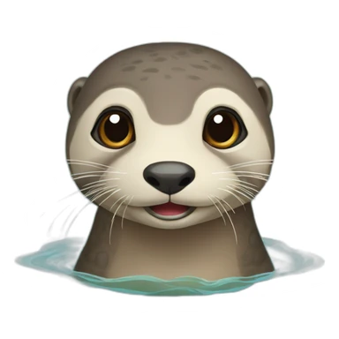 Loutre syrTortue sticker