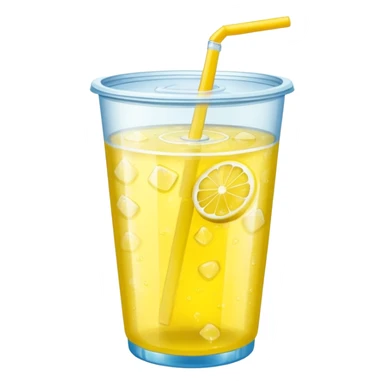 lemonade in a plastic cup sticker