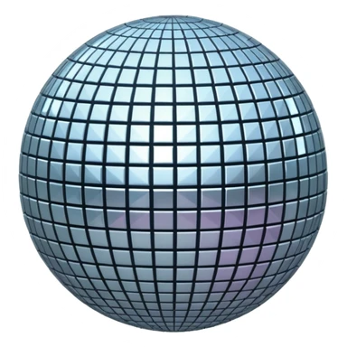 Disco ball sticker