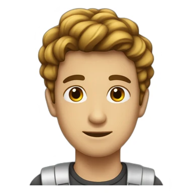 chico de 18 años, trise que esta confundido porque no sabe que estudiar sticker