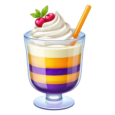 halo halo in a glass cup sticker