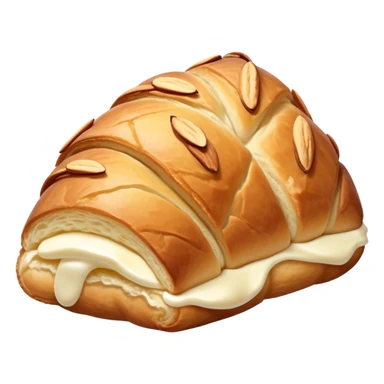 Flaky almond crossiant sticker