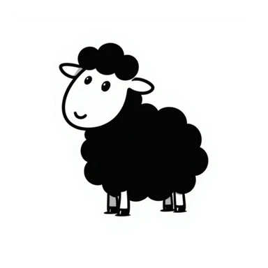 Sheep sticker