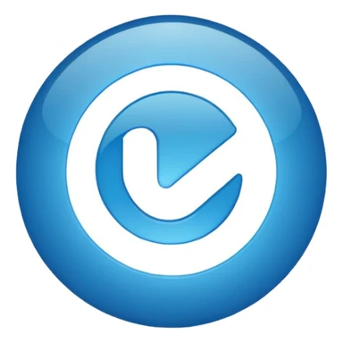 Instagram mavi tiki sticker