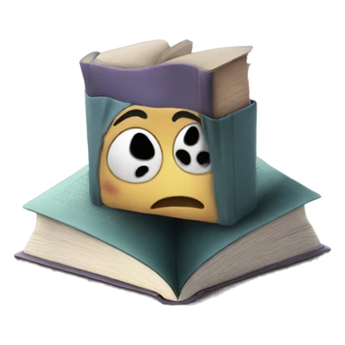 chilling with book sticker