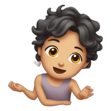 Falling of someone in love  sticker