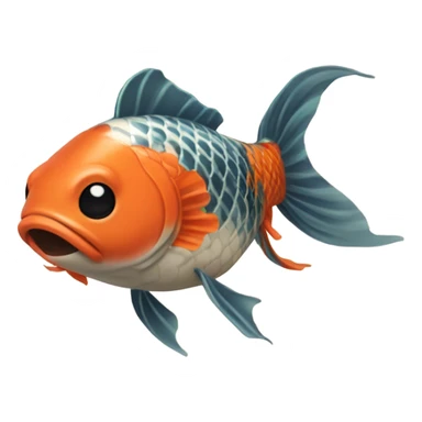 carpe koi ghibli style sticker