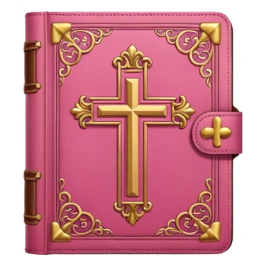 pink bible sticker