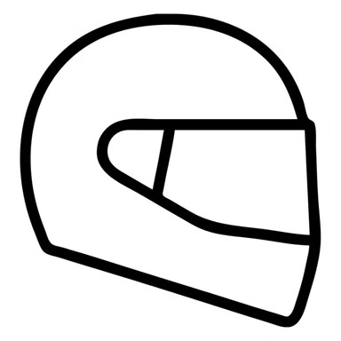 white helmet, minimal design, minimalistic icon style sticker