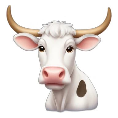 cow that thinks he's a fairy sticker