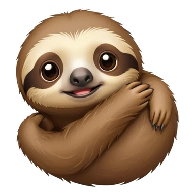 baby sloth  sticker