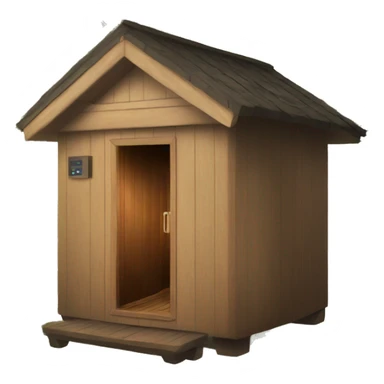 Sauna cabin  sticker