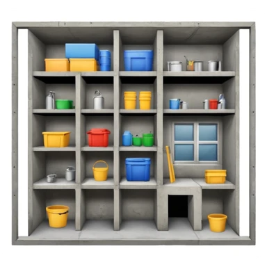 house basement sticker