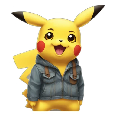 Pikachu de Pokémon  sticker
