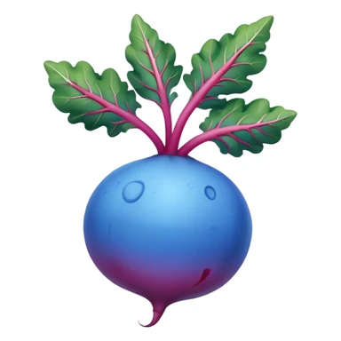 blue radish sticker
