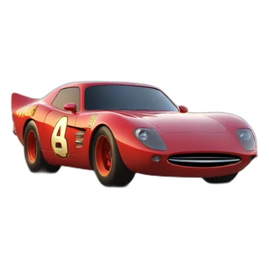 flash mcqueen sur le cote sticker