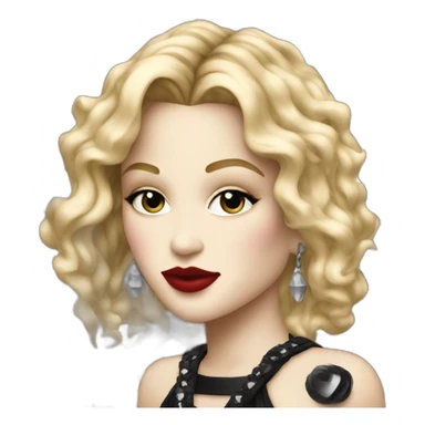 Madonna material girl sticker