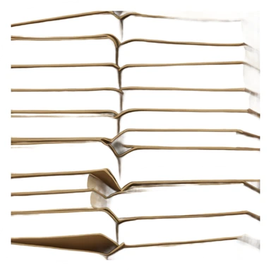 stack of beige books, aesthetics white pages sticker