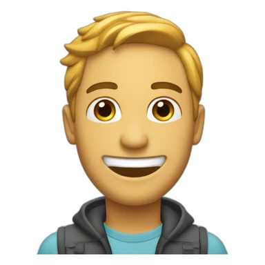 cliente feliz con el dueño del negocio sticker