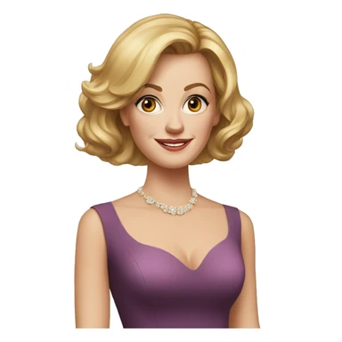 Claire Dunphy from Modern Family, dress, portrait sticker
