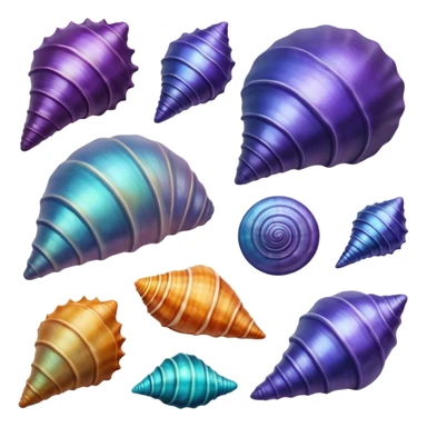 Sea shells sticker