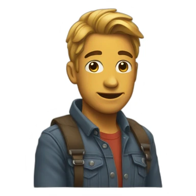 emoji qui pleire sticker