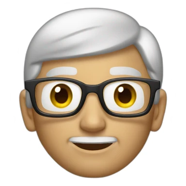 tim cook with apple vision sticker