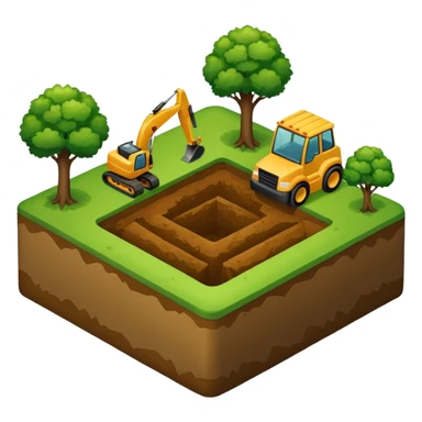 UN LOTE DE TERRENO CUADRADO PARA CONSTRUCCION VERDE Q ESTE MARCADO CON MEDIDAS sticker