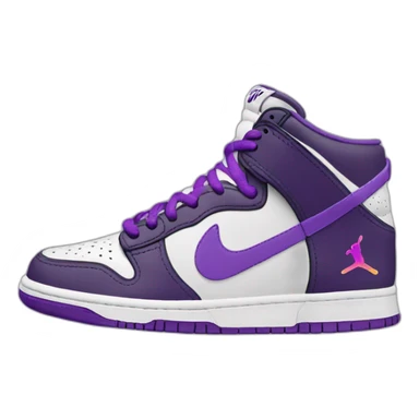 Dunk Sb purple pigeon sticker