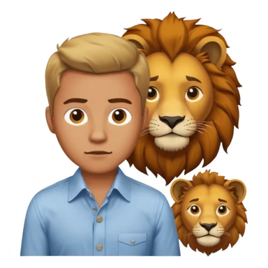 A man wanting to buy a lion.

 sticker