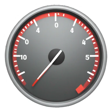 Speed dashboard red sticker