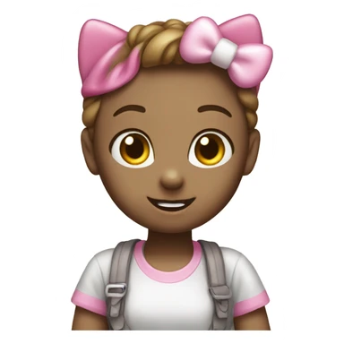 Hello kitty doing this face (^_^) sticker