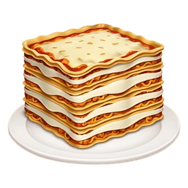 Generate me a Lasagna png sticker