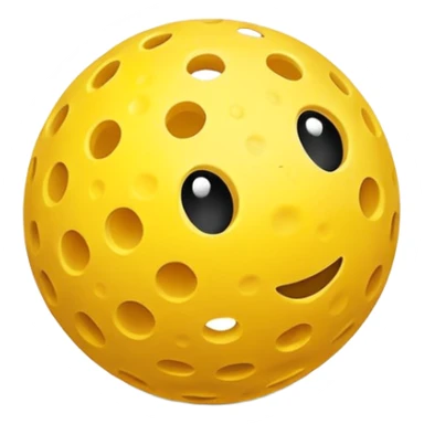 Pickleball ball sticker