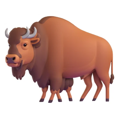 Bison sticker