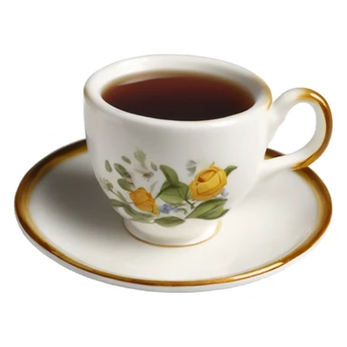 English tea sticker