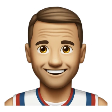 forrest gump run smile face sticker