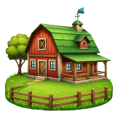 house farm sticker