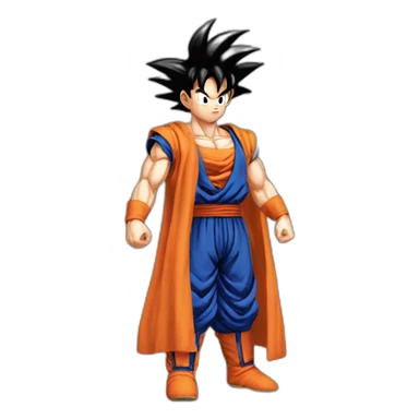 does goku clean nuts? sticker