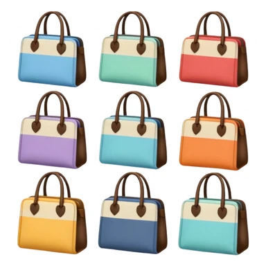 striped bags sticker