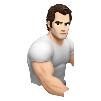 Henry Cavill building his gamer pc sticker
