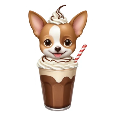 CHIGUAGUA cafe chocolate  sticker