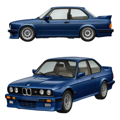 1980s navy bmw m3 sticker