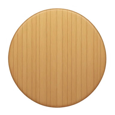 Wooden circle board with lines going down  sticker