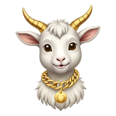 A goat that is rapper sticker