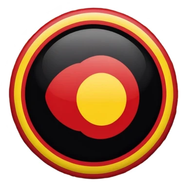 Australian aboriginal flag sticker