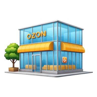 Ozon order pickup point sticker