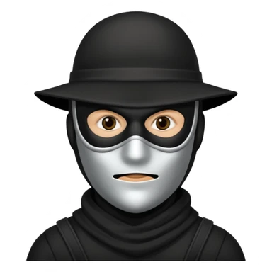 masked robber  sticker