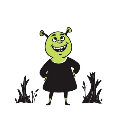 Shrek sticker