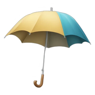 castor sur un parapluie sticker